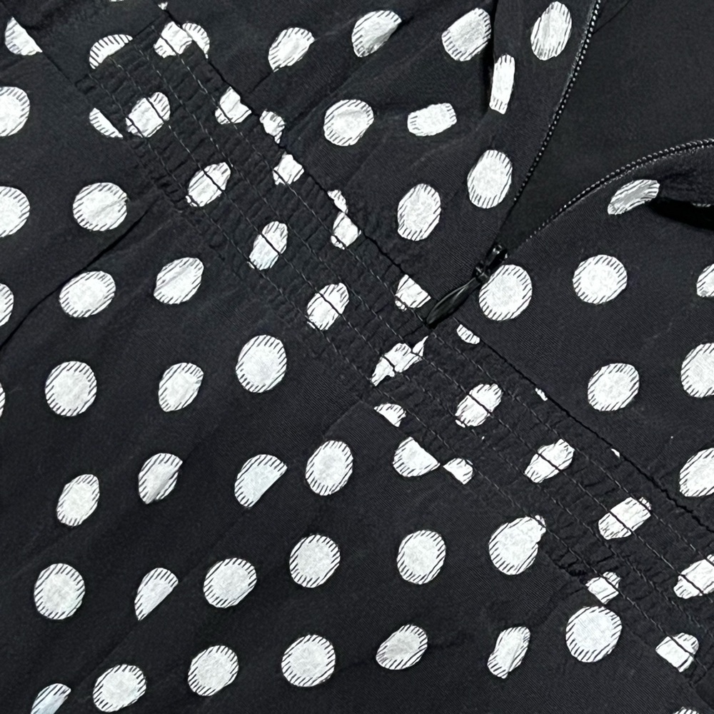 SOLD Maeve Anthropologie Gathered Tulip Polka Dot Dress 10P - Picture 8 of 10